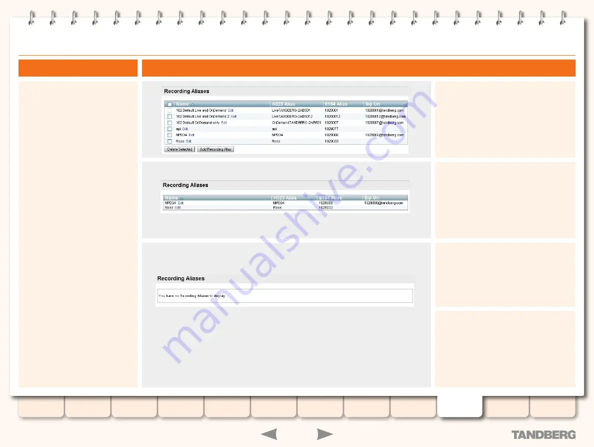 TANDBERG S3 Administrator'S Manual Download Page 90