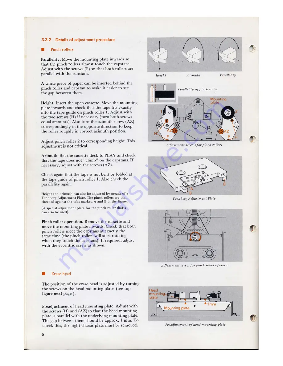 TANDBERG TCD 310 Service Manual Download Page 6