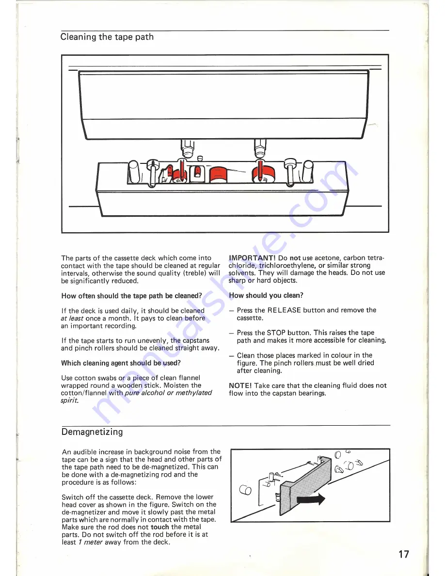 TANDBERG TCD 910 Operating Instructions Manual Download Page 17