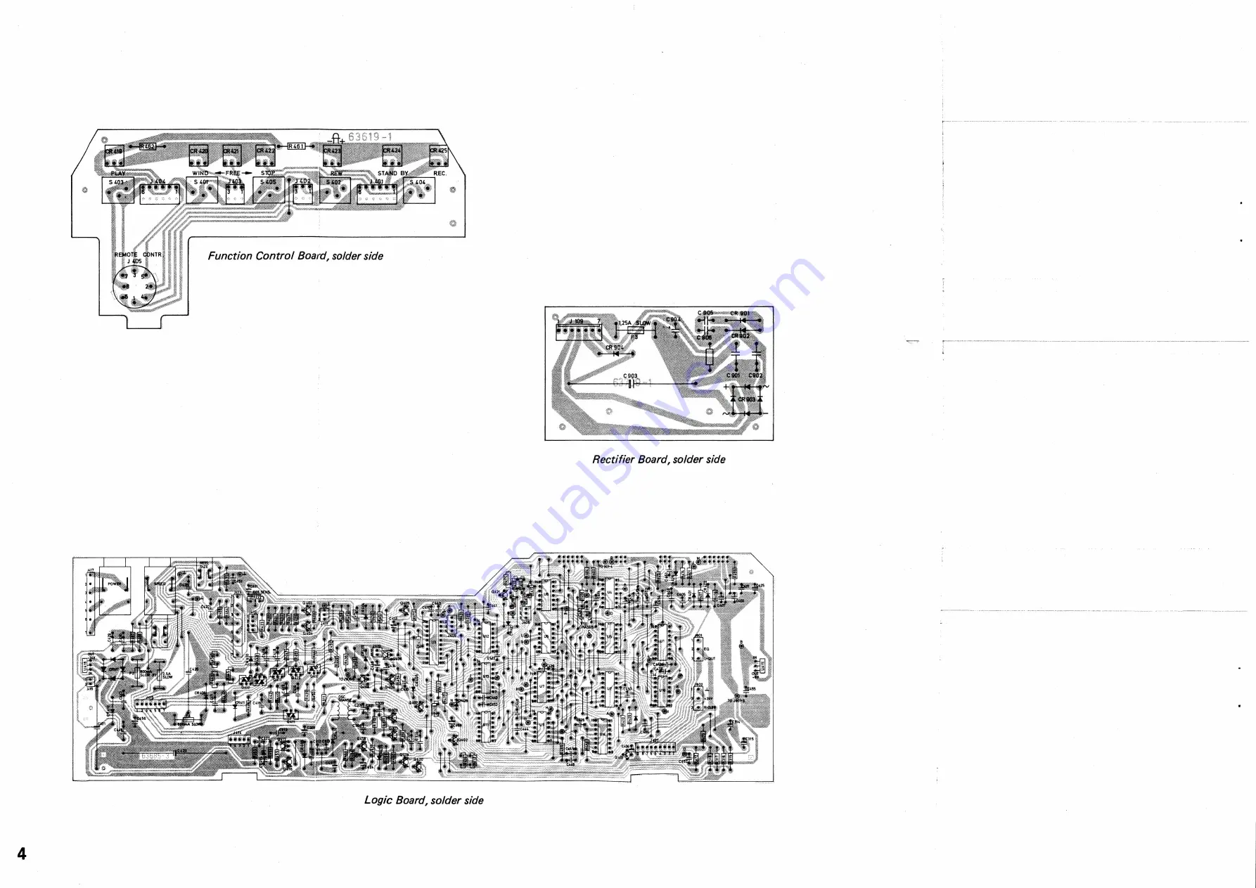 TANDBERG TD 20 A-SE Circuit Diagrams Download Page 4