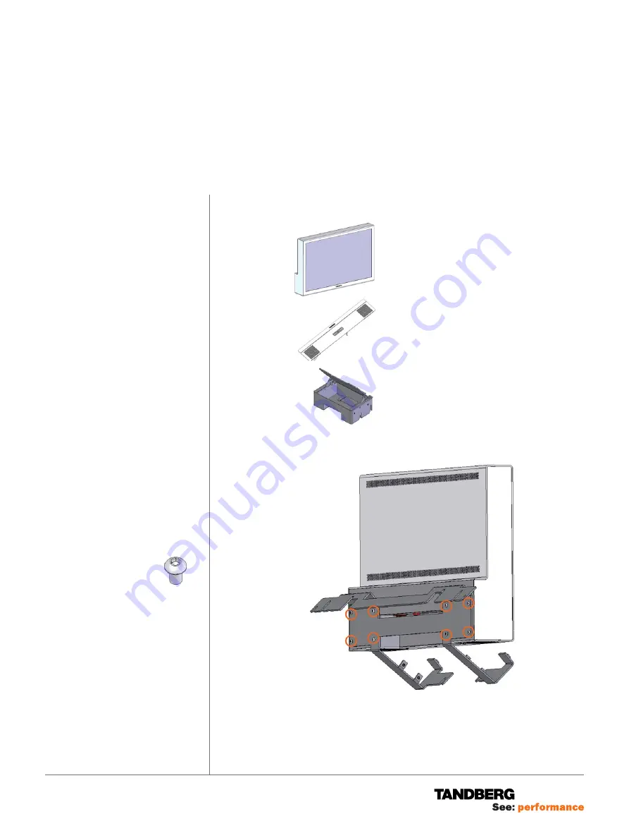 TANDBERG Telepresence T3 Assembly Manual Download Page 49