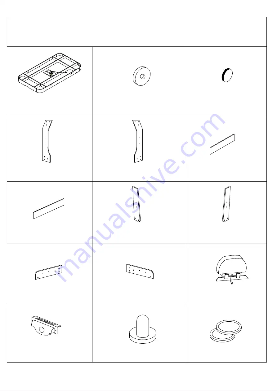 T&R Sports AIR TABLE Assembly Instruction Manual Download Page 2