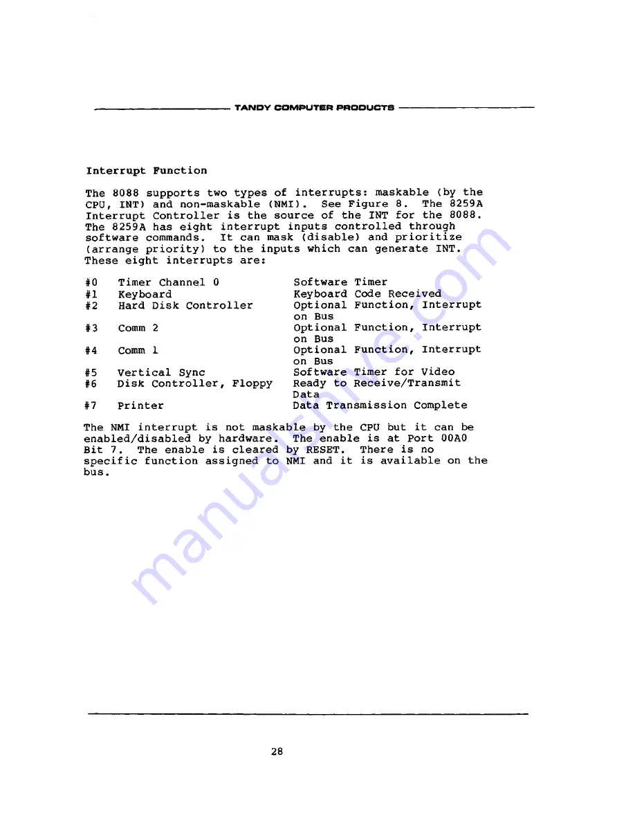 Tandy 1000 HX Скачать руководство пользователя страница 33