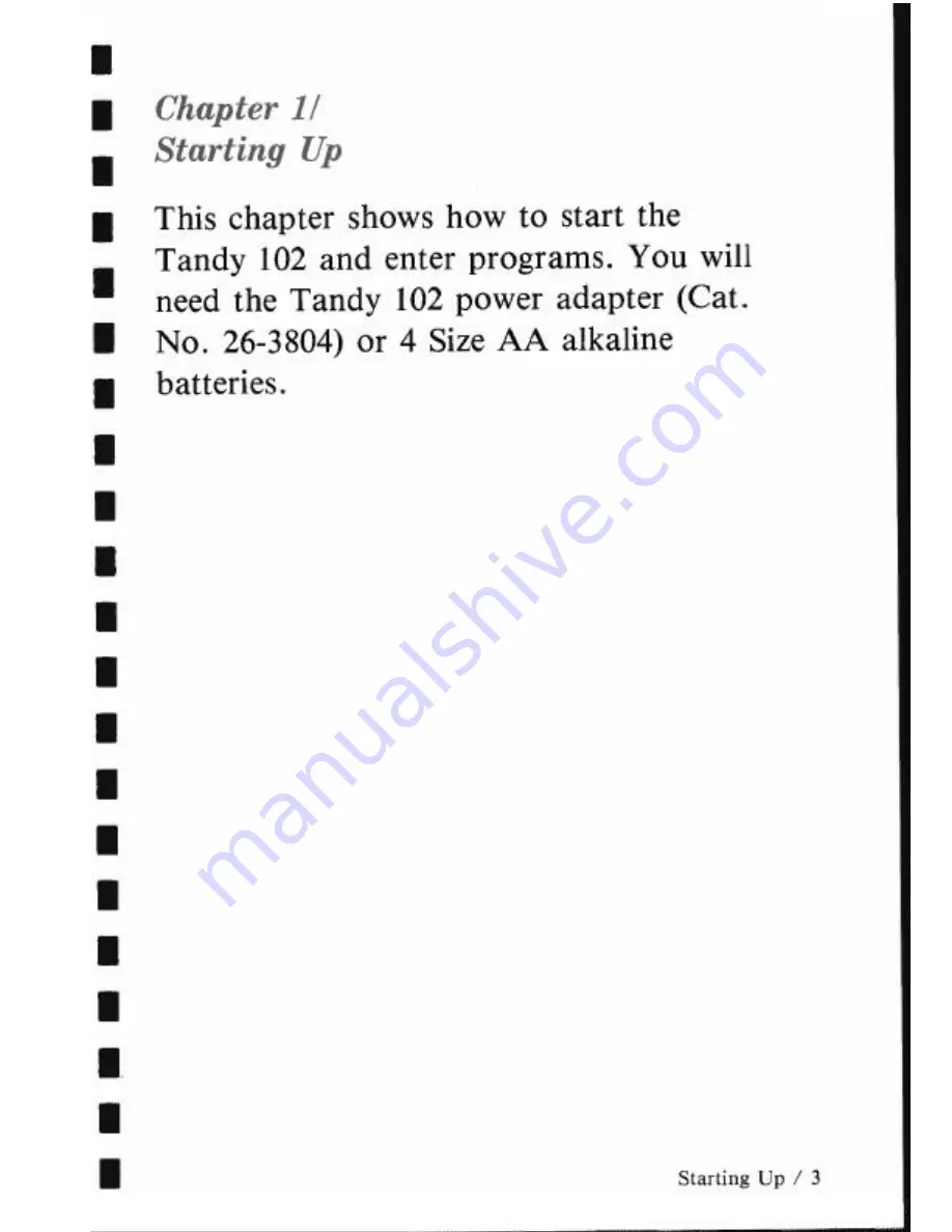 Tandy 102 Скачать руководство пользователя страница 11