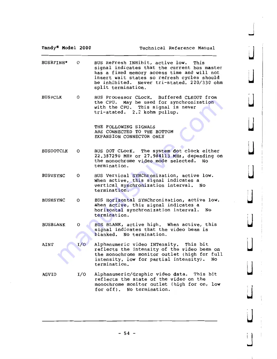 Tandy 2000 Скачать руководство пользователя страница 63