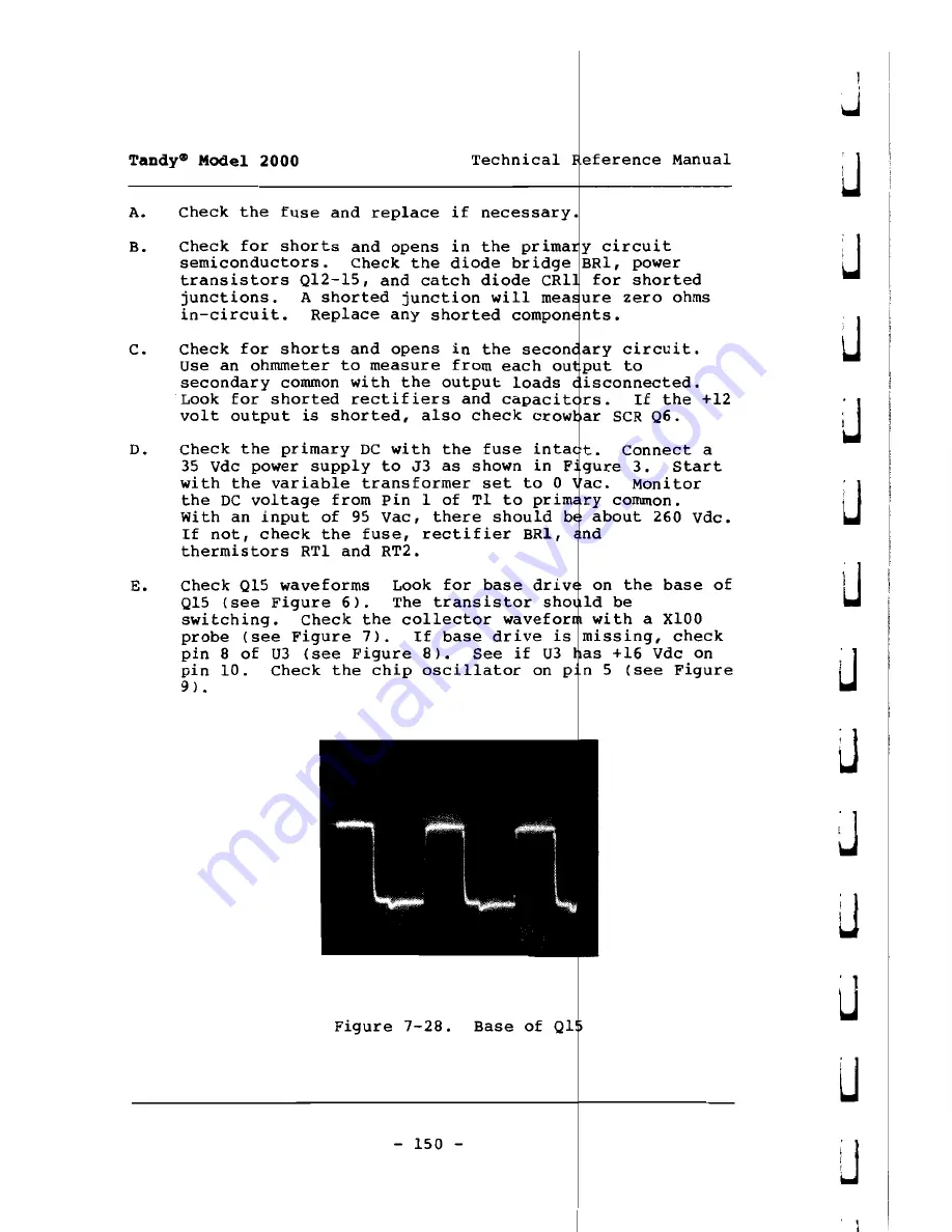 Tandy 2000 Скачать руководство пользователя страница 156