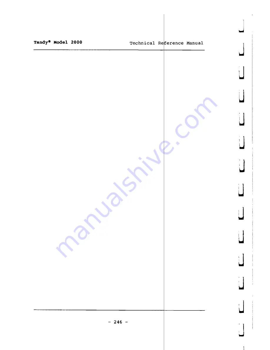 Tandy 2000 Скачать руководство пользователя страница 254