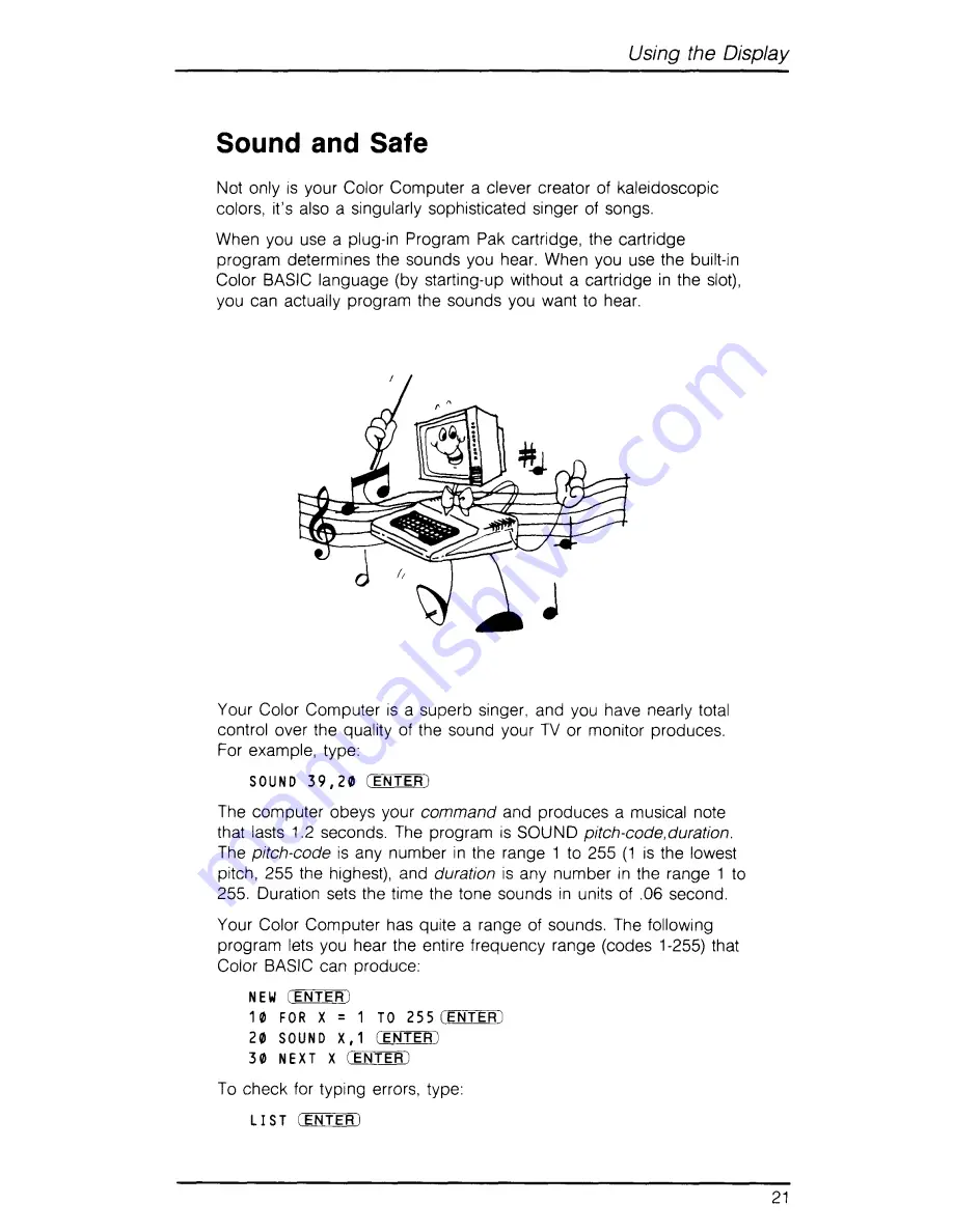 Tandy Color Computer 3 Basic Скачать руководство пользователя страница 31