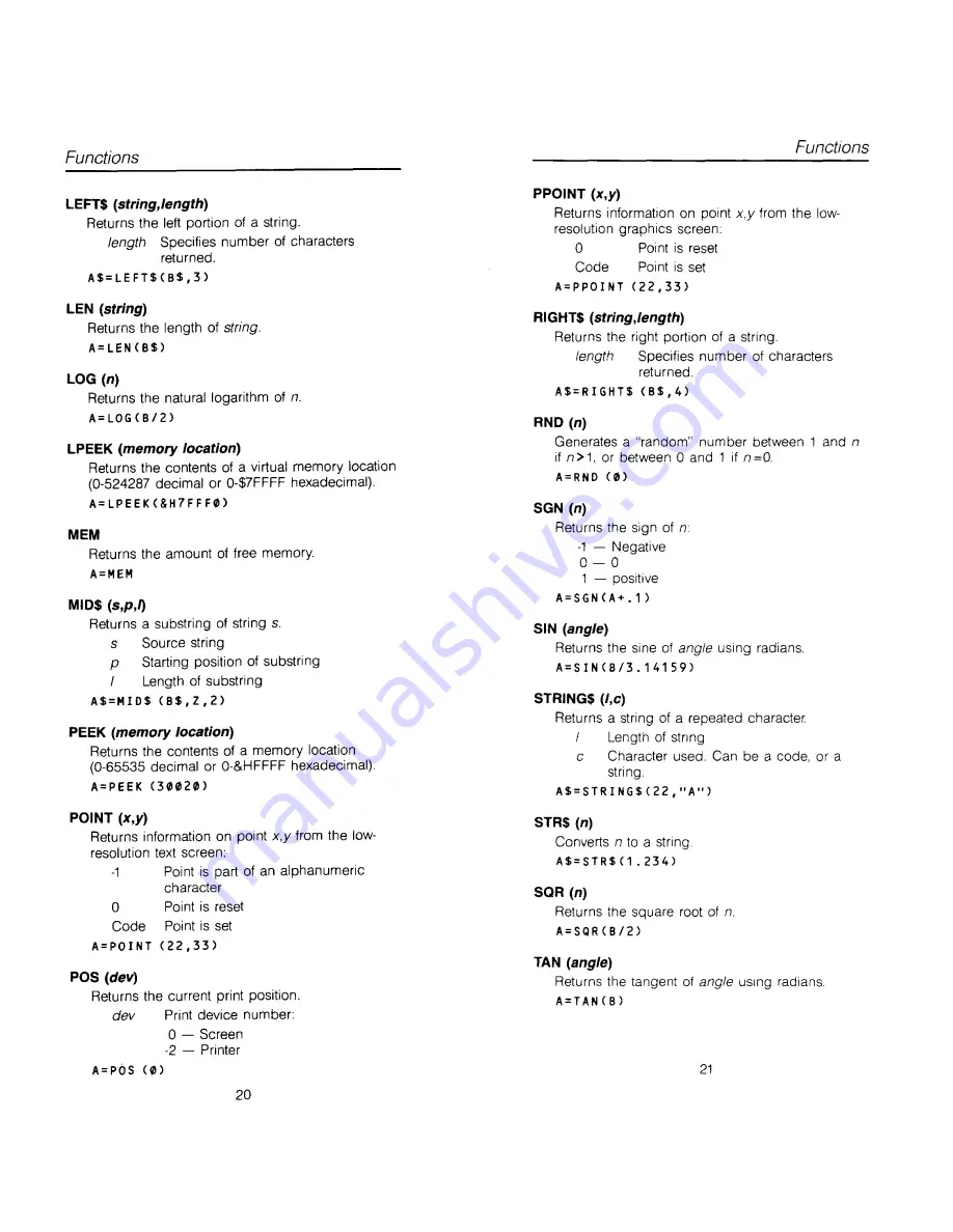 Tandy color computer 8 basic Скачать руководство пользователя страница 14