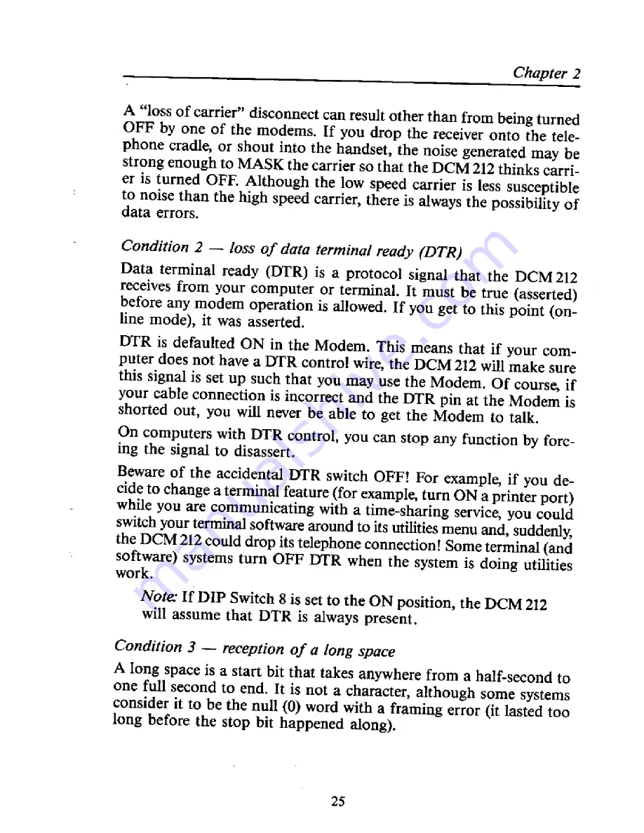 Tandy DCM212 Operation Manual Download Page 31