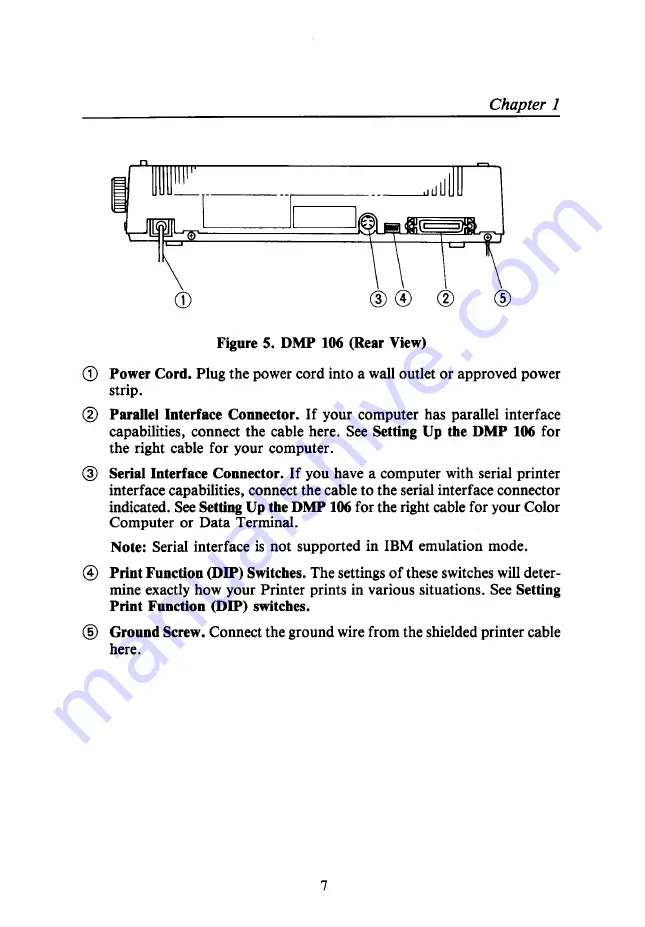 Tandy DMP 106 Operation Manual Download Page 15