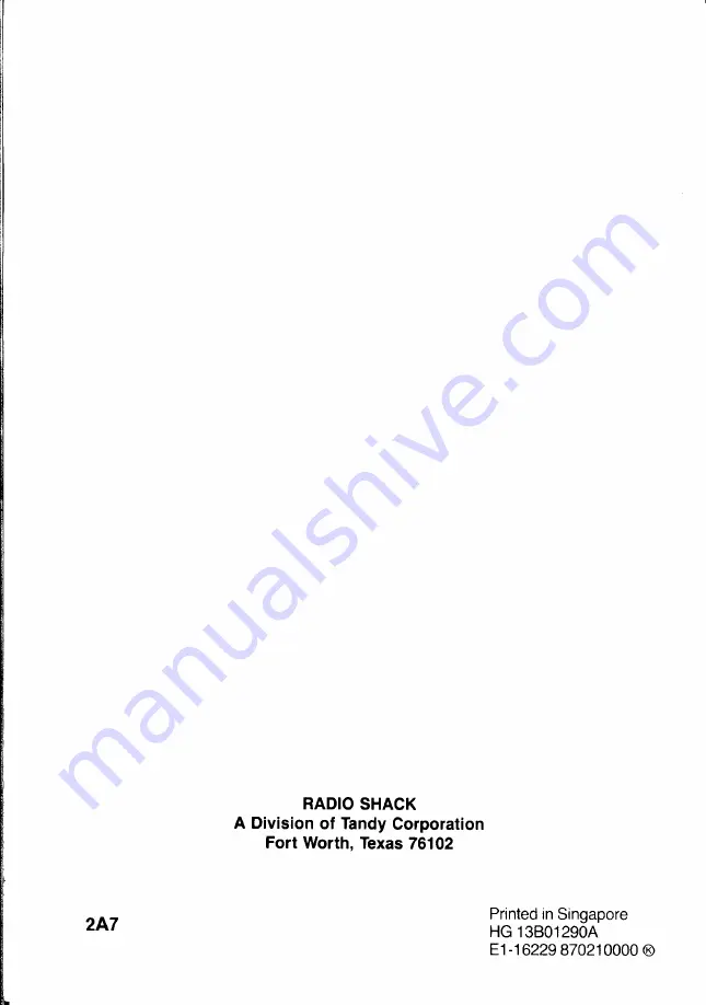 Tandy DMP 106 Operation Manual Download Page 111