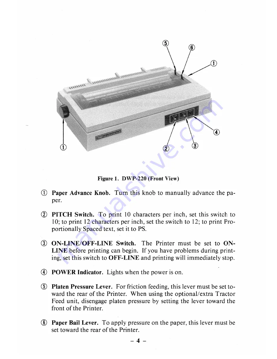 Tandy DWP-220 Owner'S Manual Download Page 10