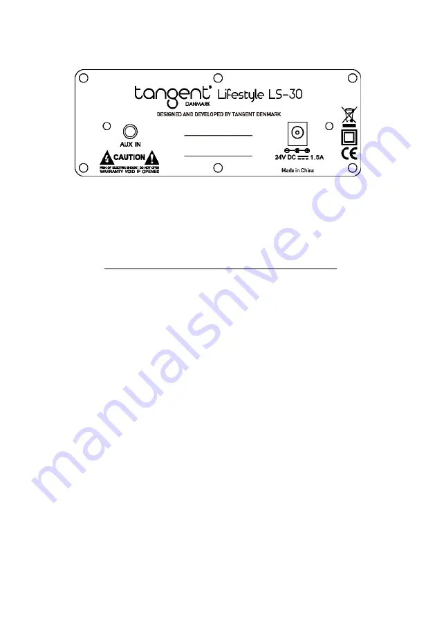 Tangent Lifestyle LS30 User Manual Download Page 38