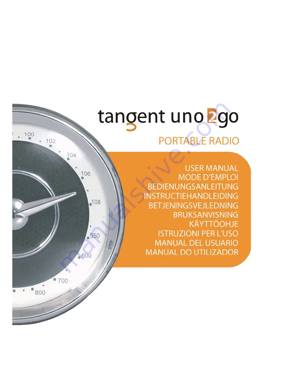 Tangent Uni 2 go User Manual Download Page 1