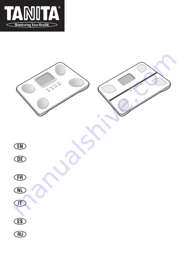 Tanita BC-732 Instruction Manual Download Page 1