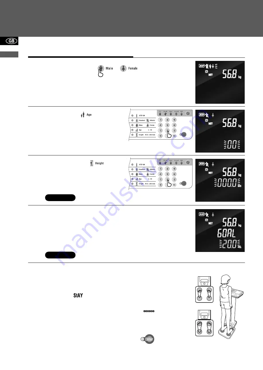 Tanita DC-430MA III Instruction Manual Download Page 16