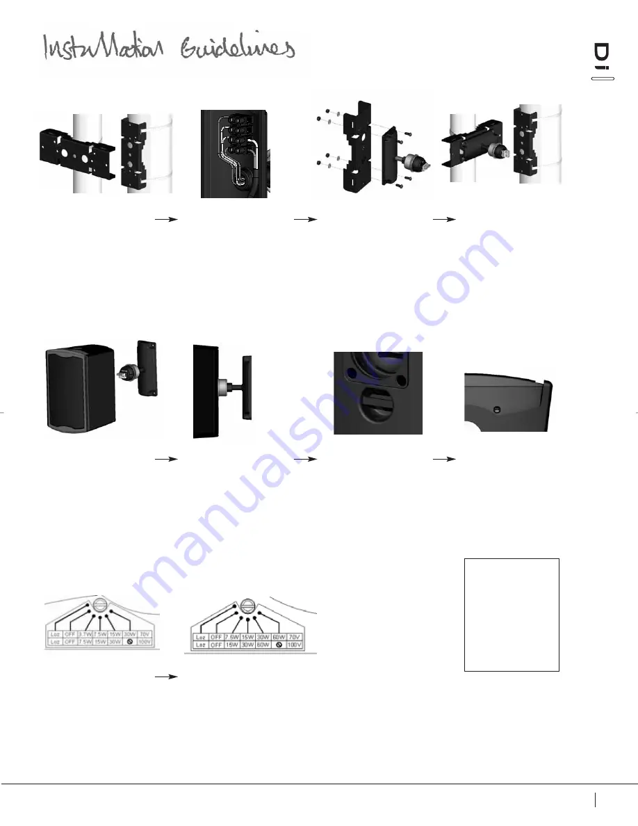 Tannoy Di series User Manual Download Page 9