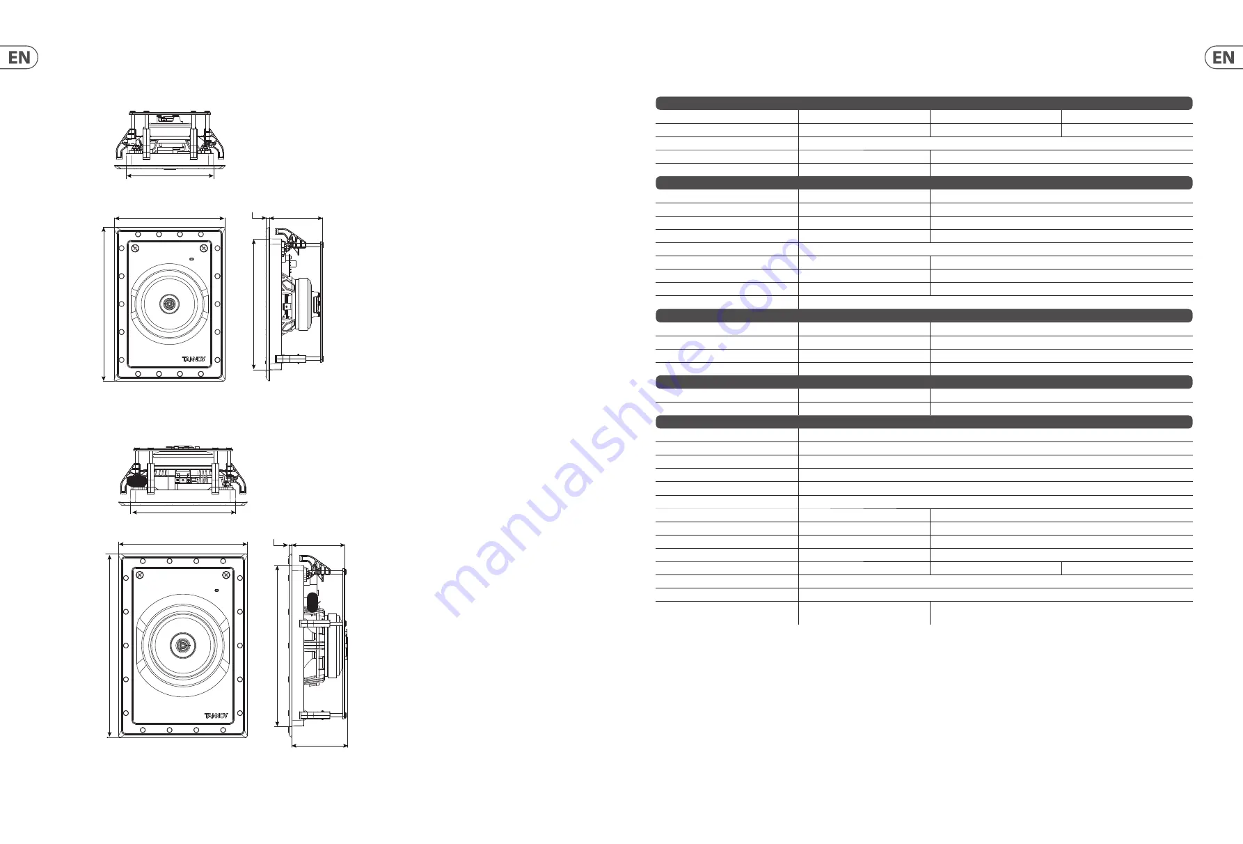 Tannoy PCI 5DC IW Quick Start Manual Download Page 10