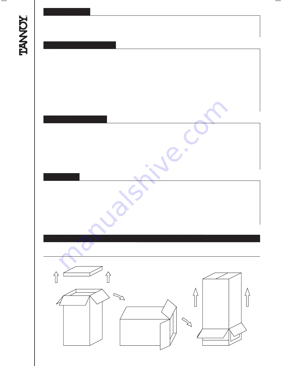 Tannoy SENSYS 1 Скачать руководство пользователя страница 8