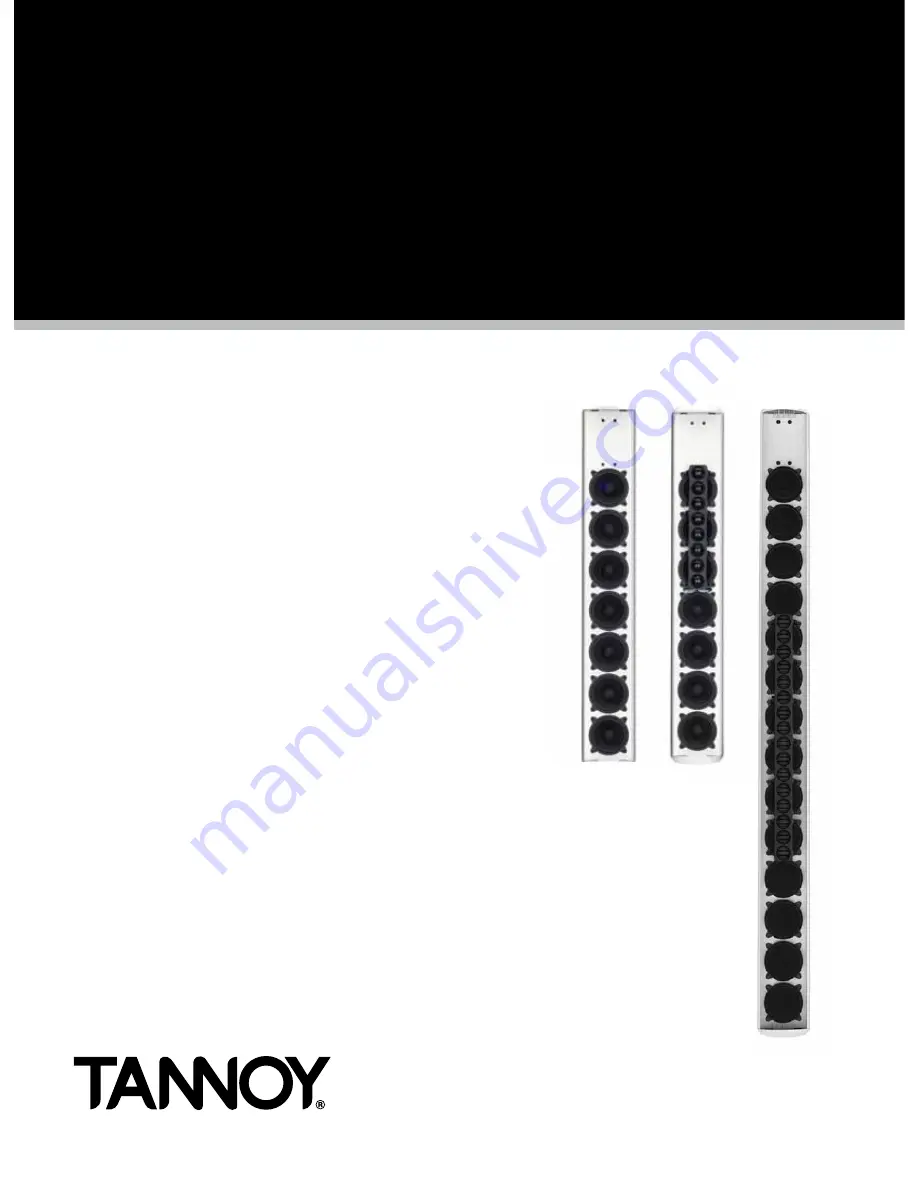 Tannoy VLS SERIES Operation Manual Download Page 1