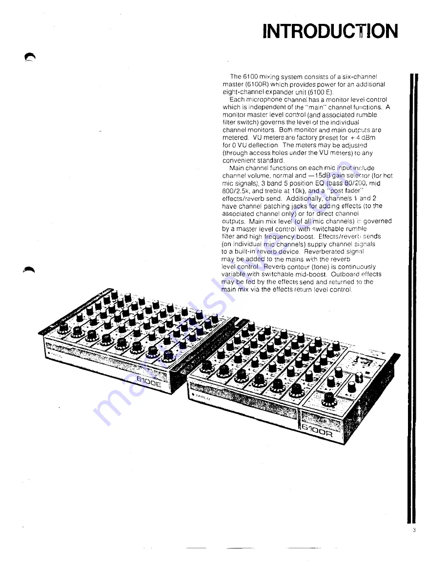 Tapco 6100 Series Service Manual Download Page 3