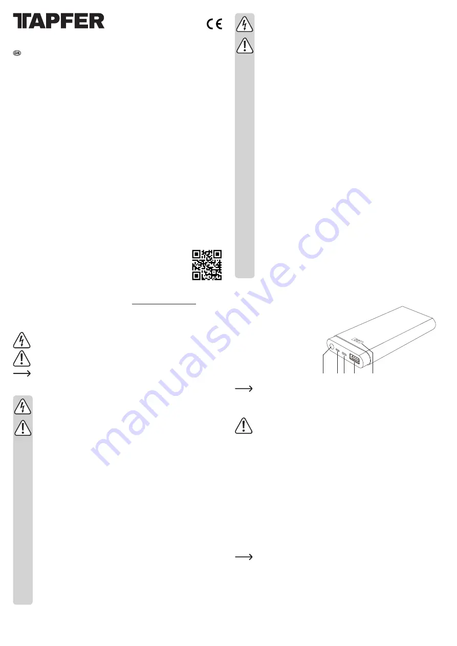 TAPFER 1005BTF Operating Instructions Download Page 1