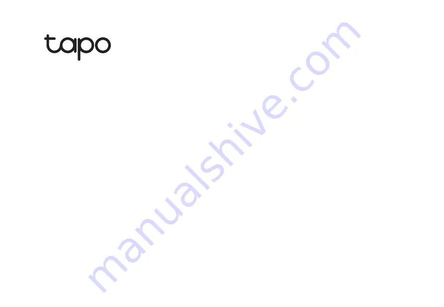 Tapo RV30 Plus User Manual Download Page 1