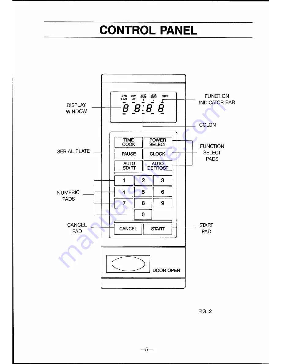 Tappan 56-2077 Owner'S Manual Download Page 6