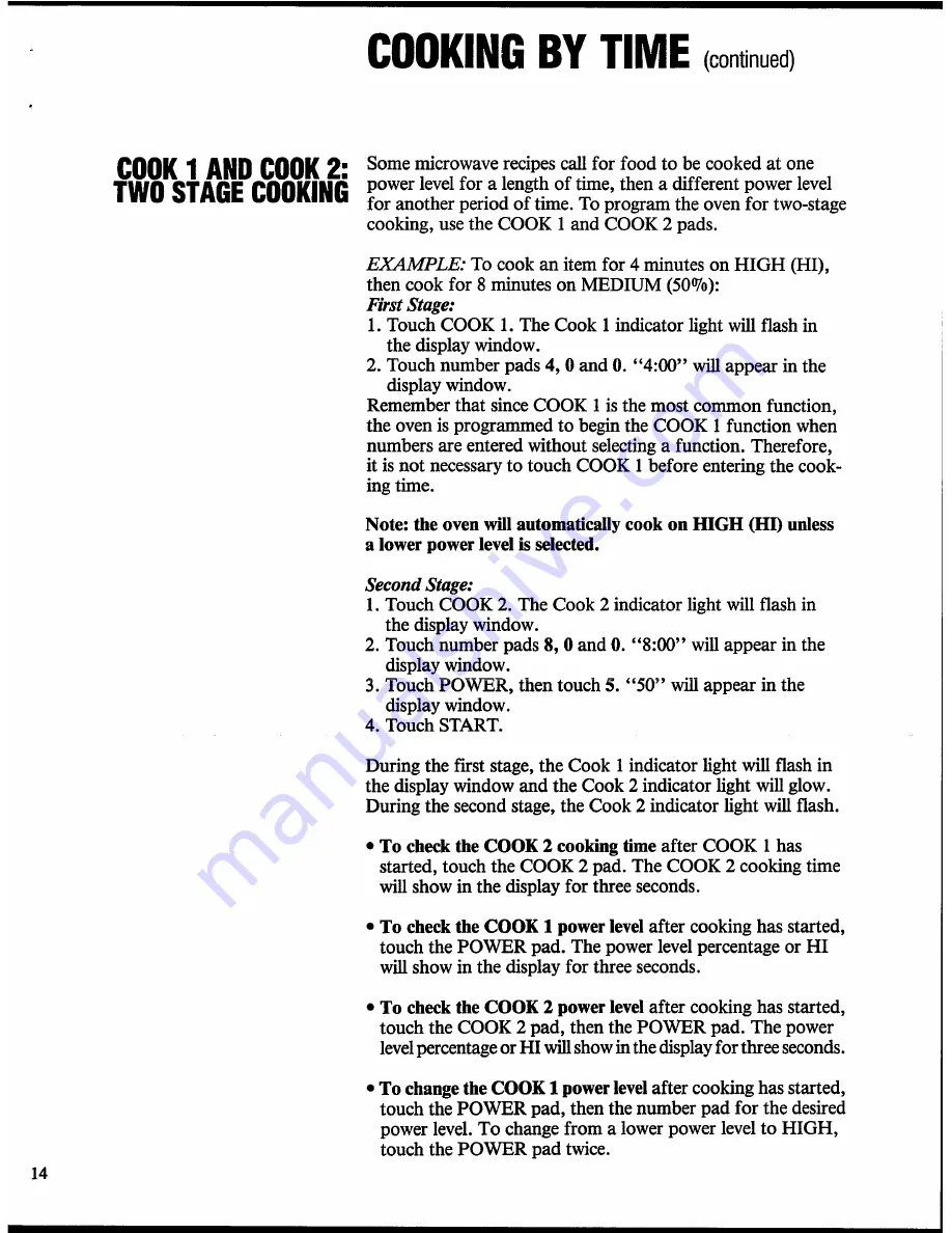 Tappan 56-9238 Owner'S Manual Download Page 27