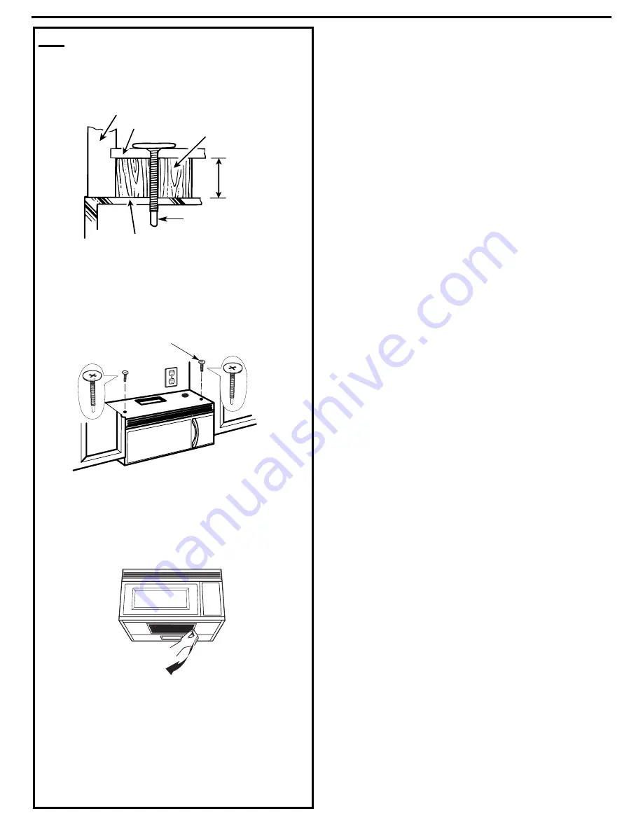 Tappan TMV151FSA Installation Instructions Manual Download Page 45