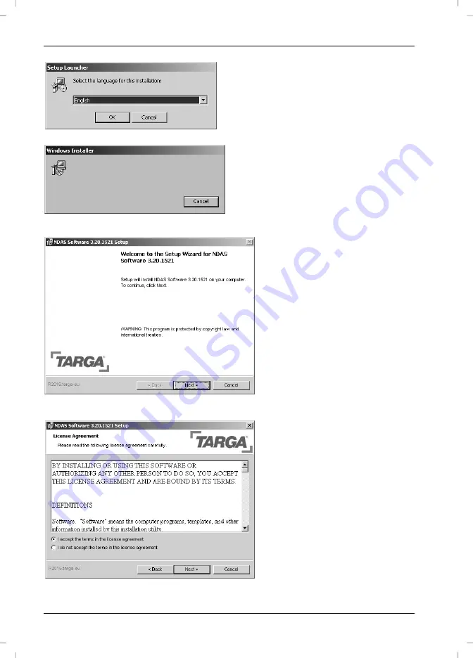 Targa External network hard disk User Manual And Service Information Download Page 15