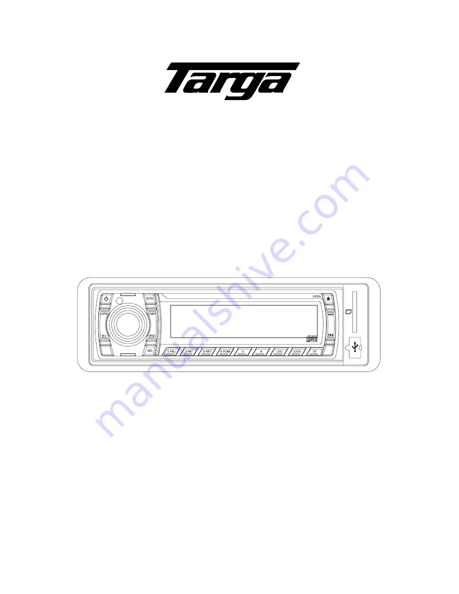 Targa TAG-7000 Instruction Manual Download Page 11