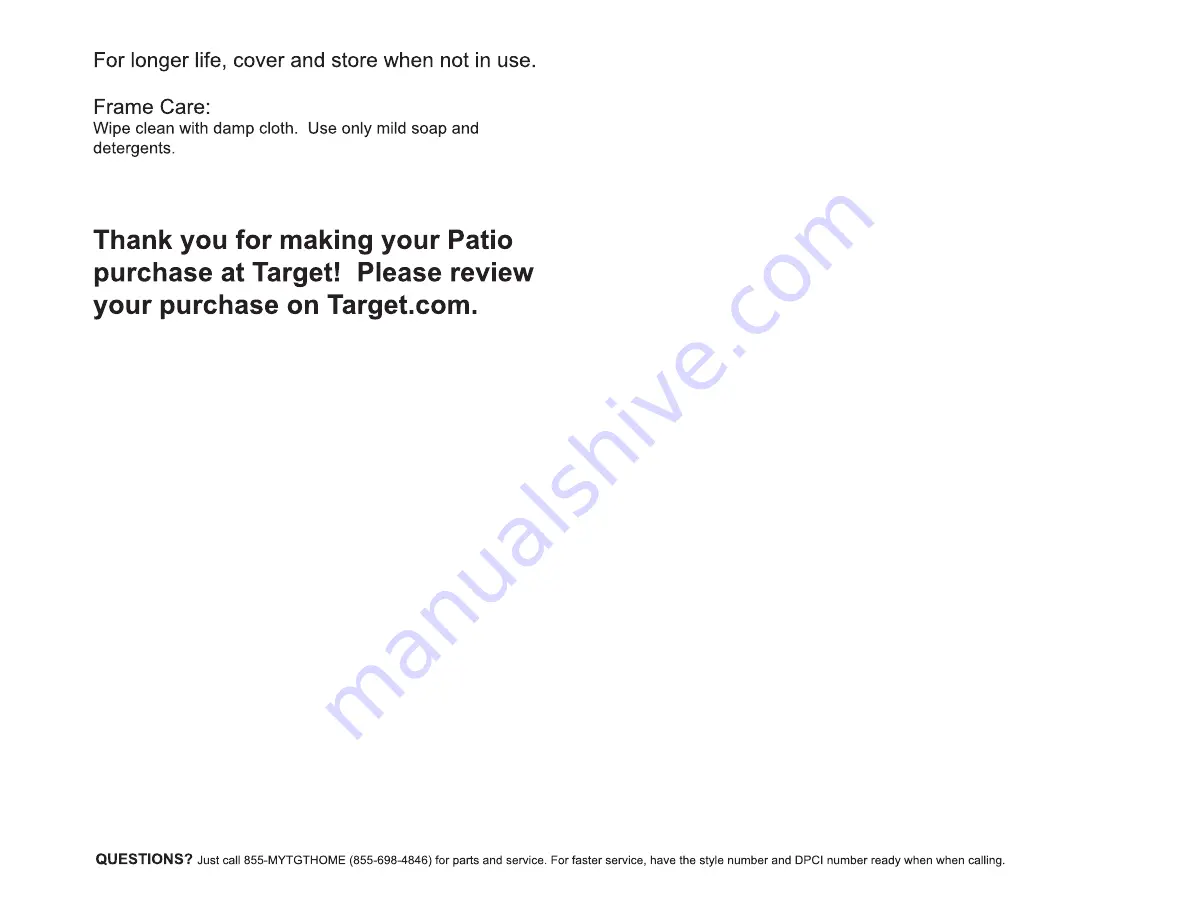 Target Berkshire FRS81033A Assembly Instructions Manual Download Page 12