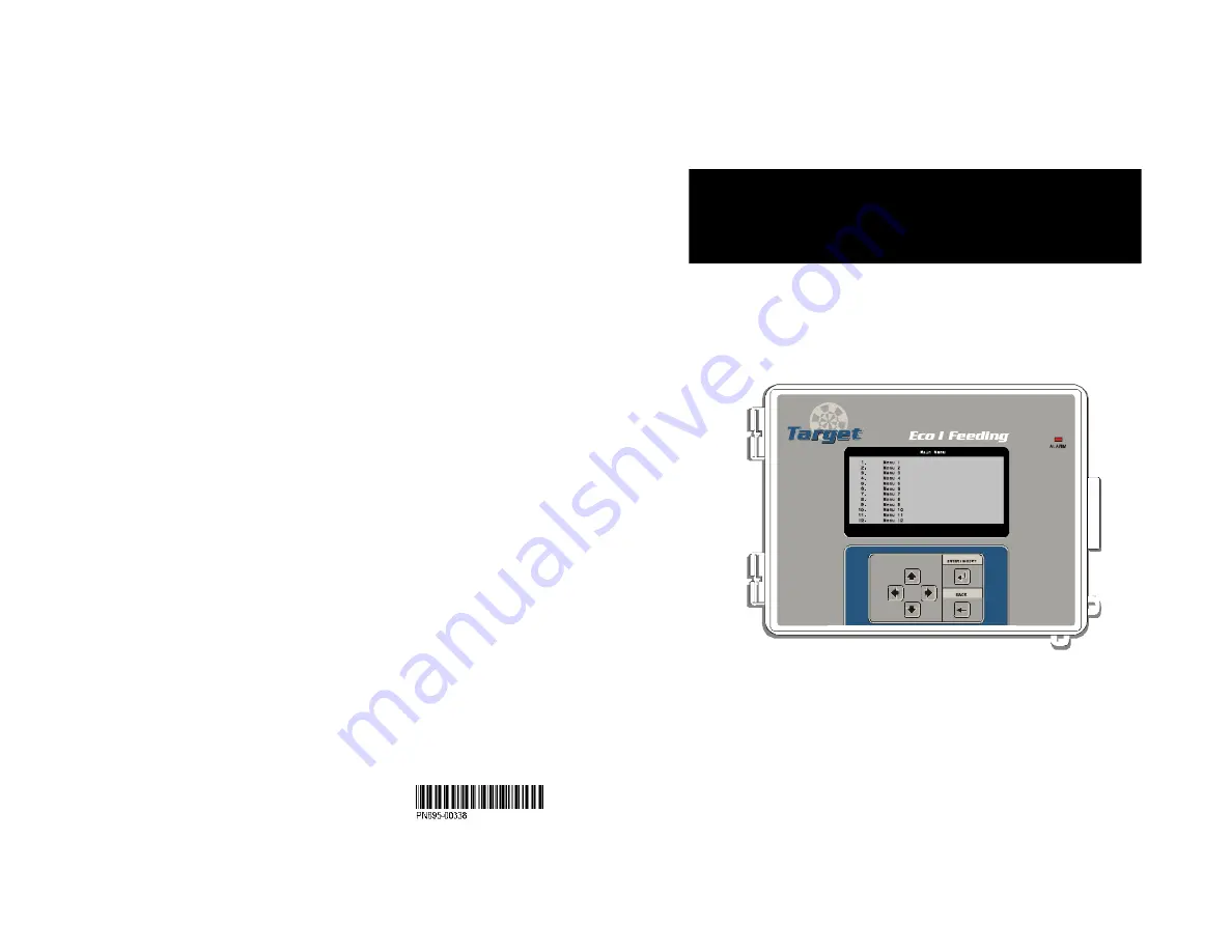 Target ECO I FEEDING User Manual Download Page 1