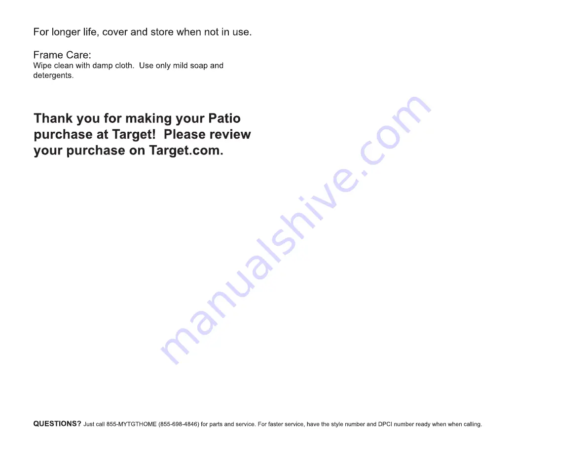 Target Fairmont Assembly Instructions Manual Download Page 17