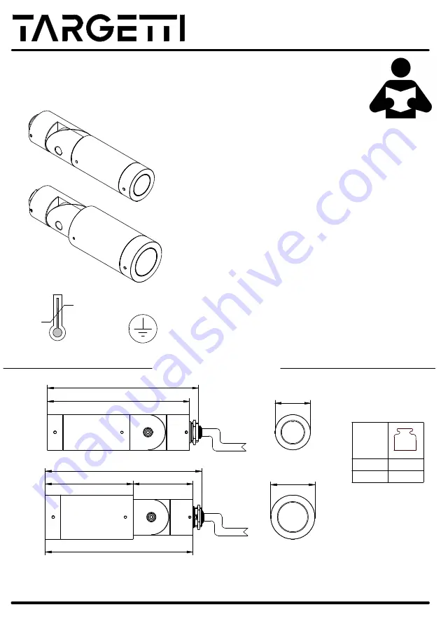 Targetti JUPITER PRO 1E3767 Manual Download Page 1