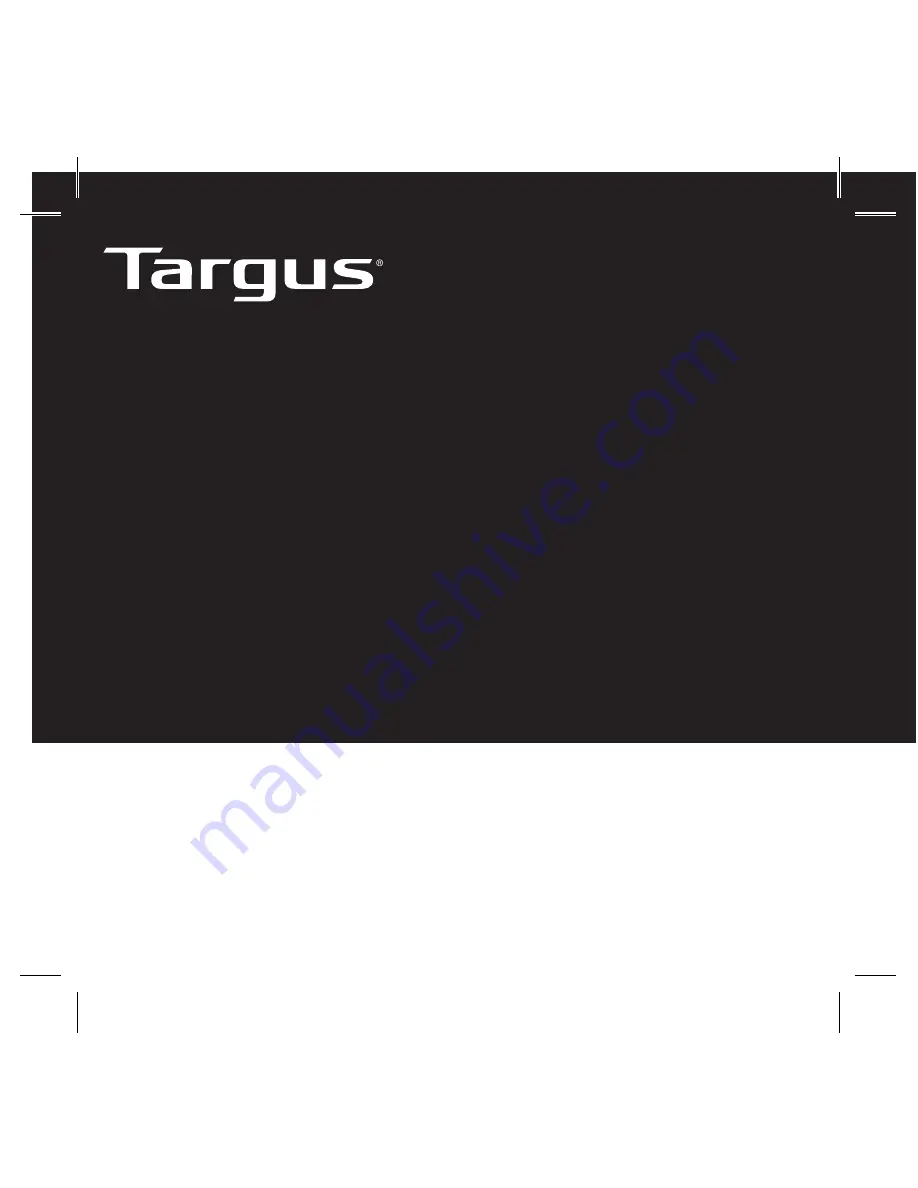 Targus APD752 User Manual Download Page 1