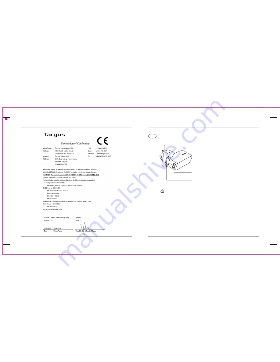 Targus APD752 User Manual Download Page 6