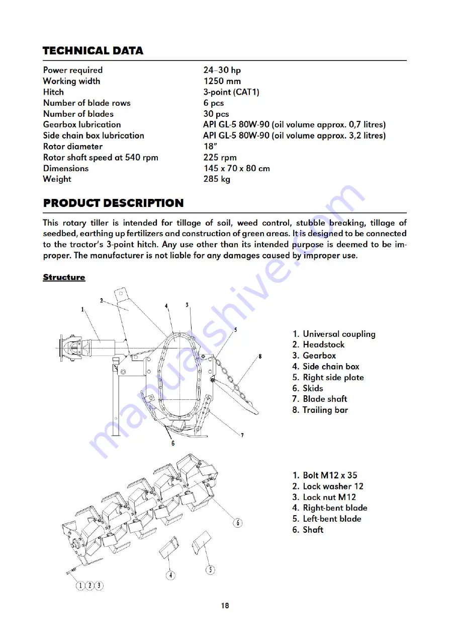 Tarmo TAR102 Instruction Manual Download Page 18