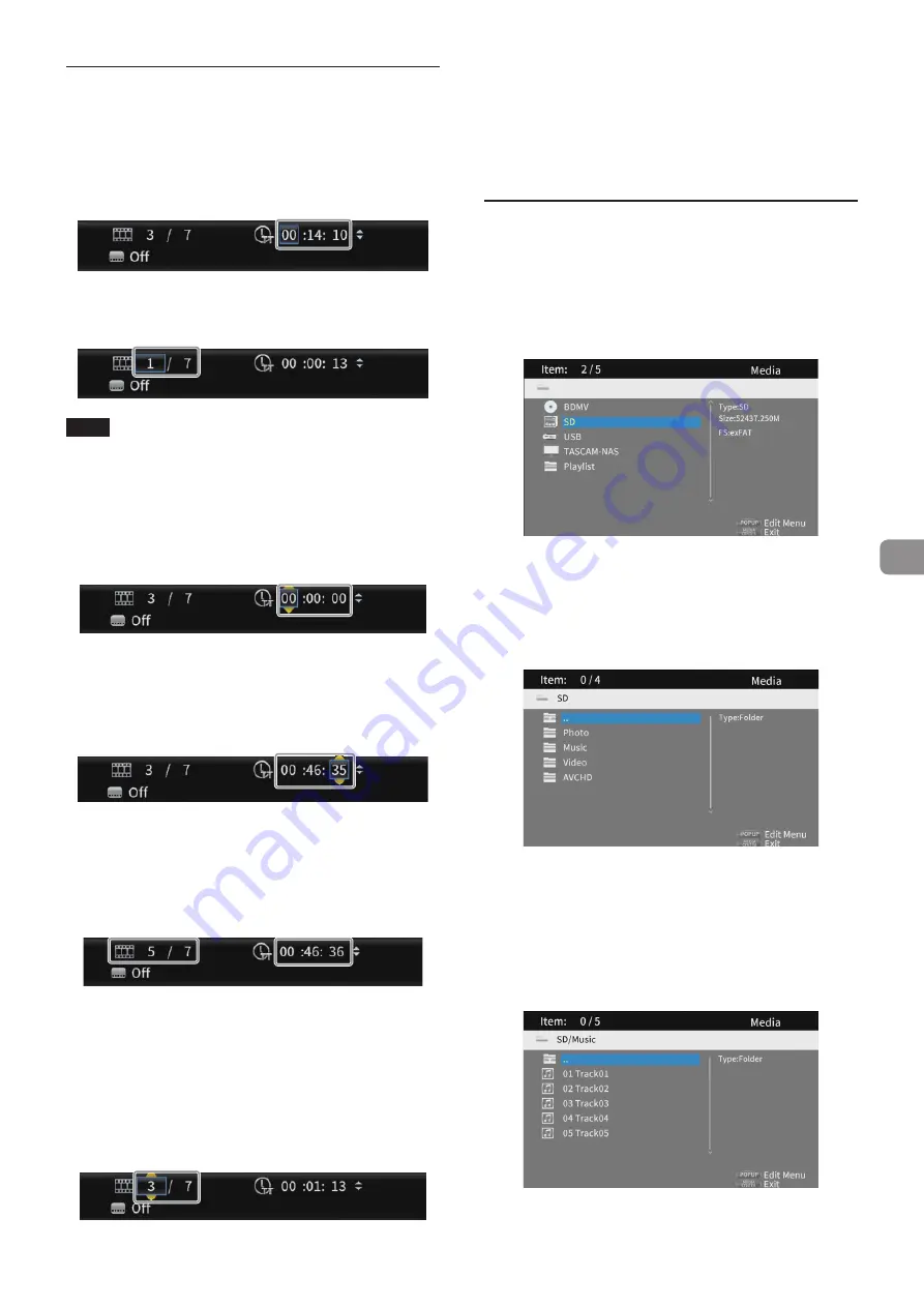 Tascam BD-MP4K Owner'S Manual Download Page 85