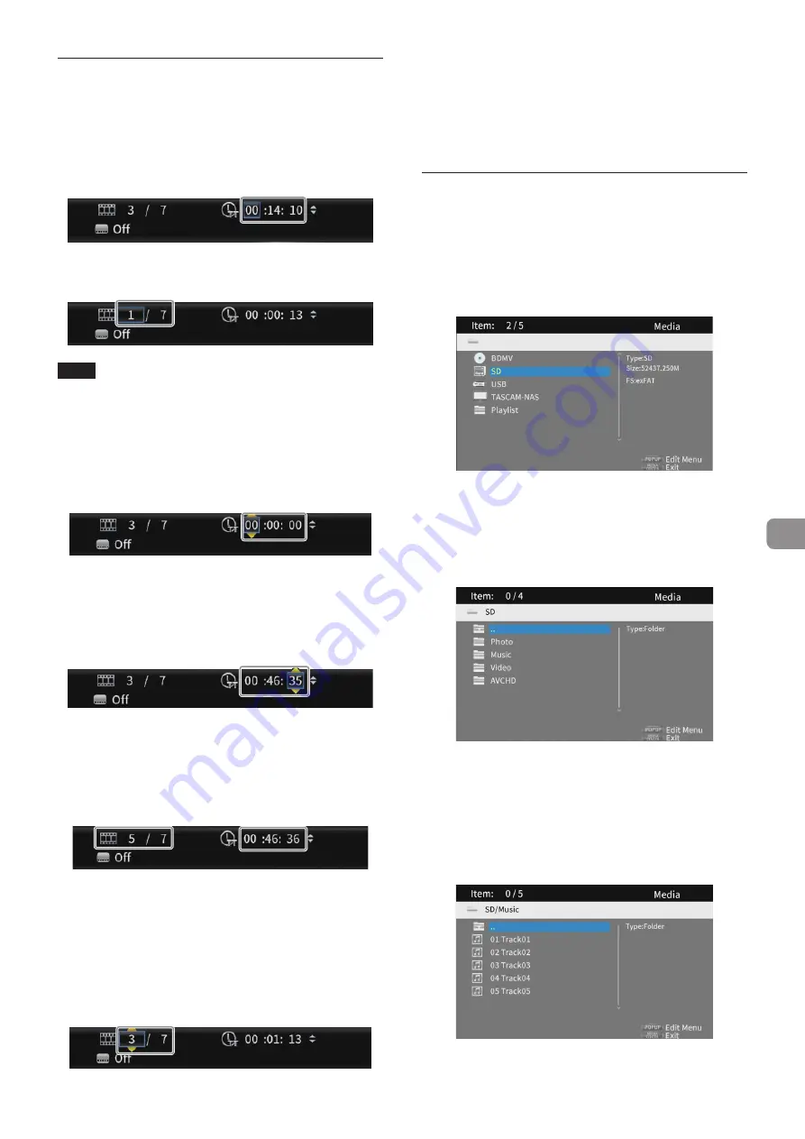 Tascam BD-MP4K Owner'S Manual Download Page 137