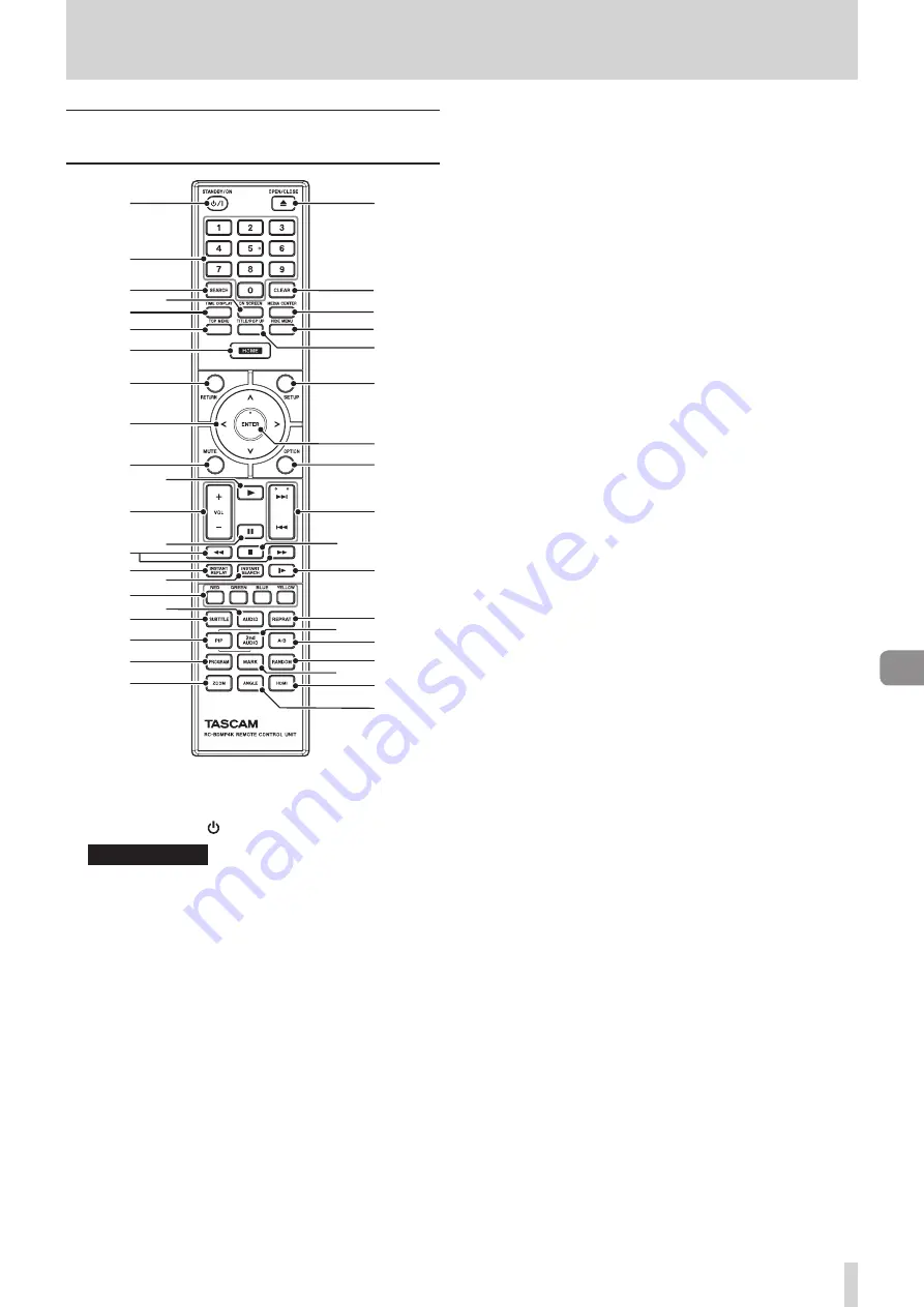 Tascam BD-MP4K Owner'S Manual Download Page 169