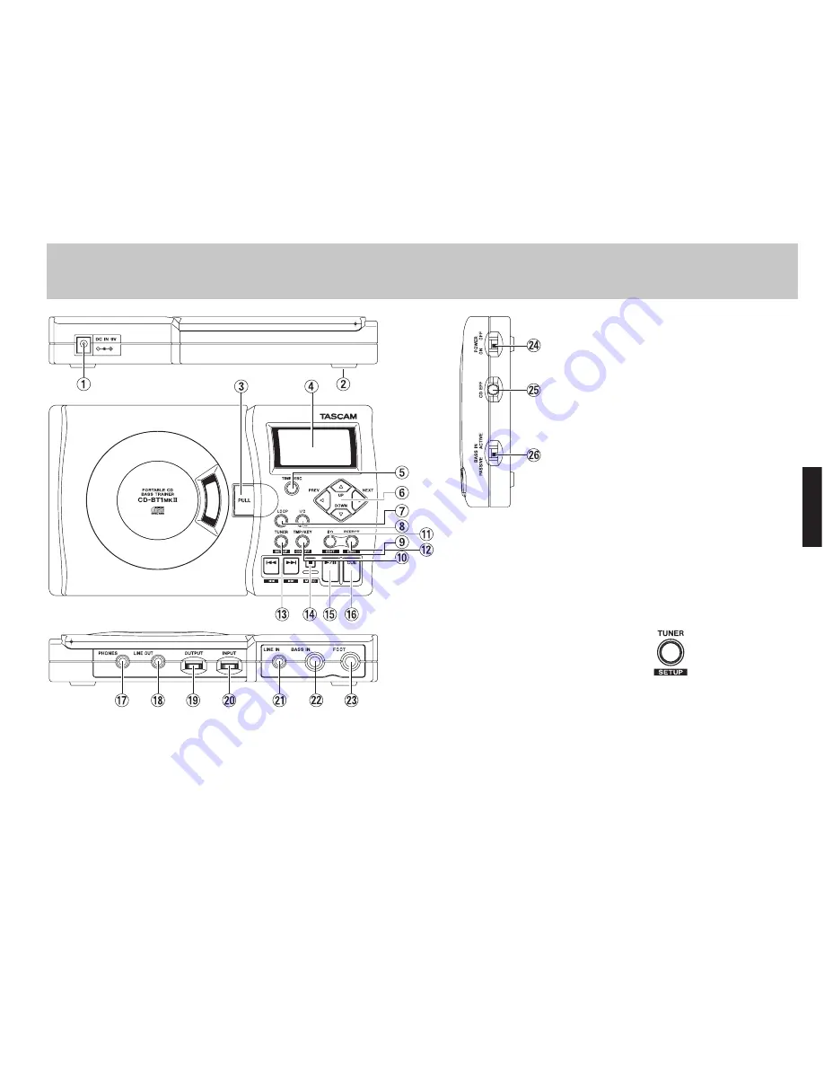 Tascam CD-BT1mkII Owner'S Manual Download Page 55