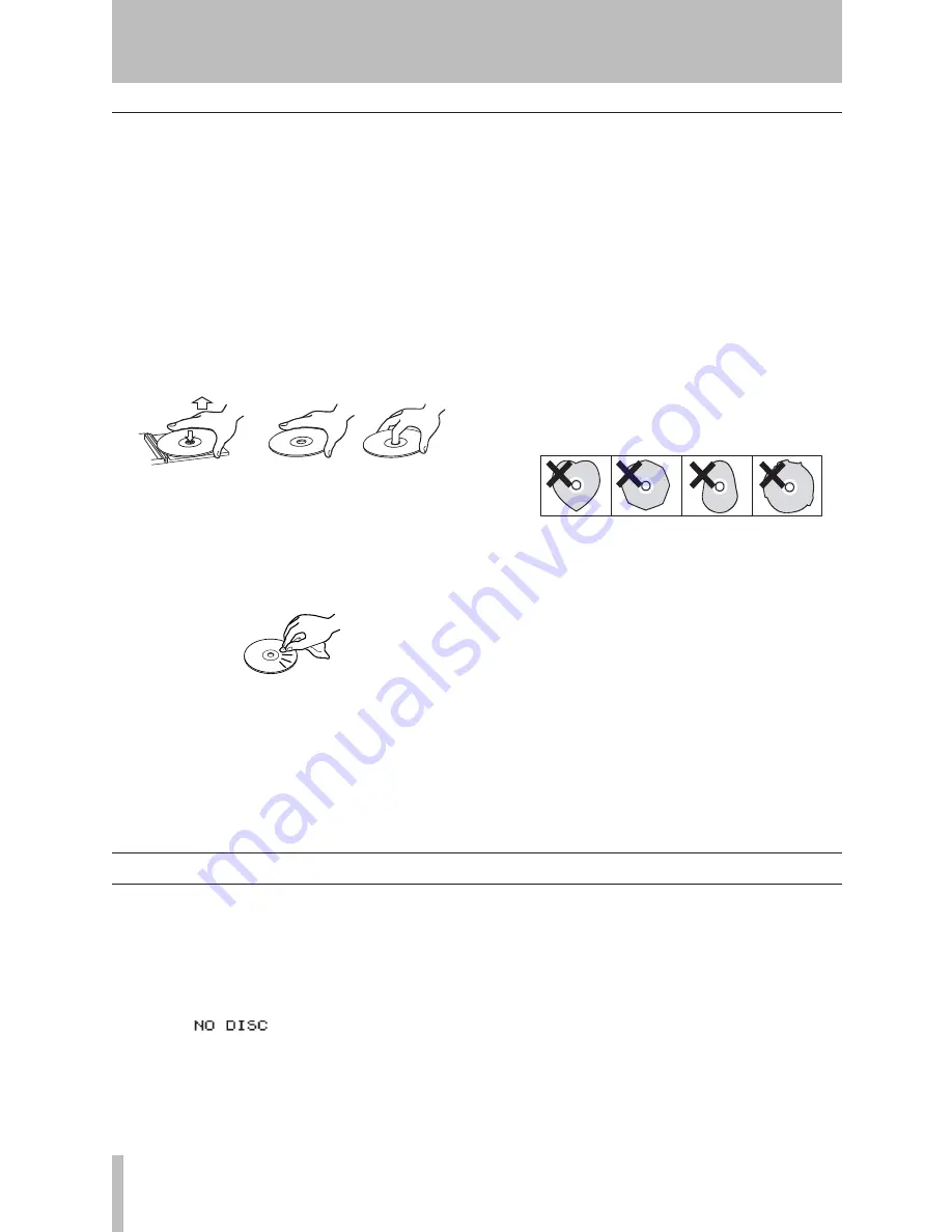 Tascam CD-DJ1 Owner'S Manual Download Page 8