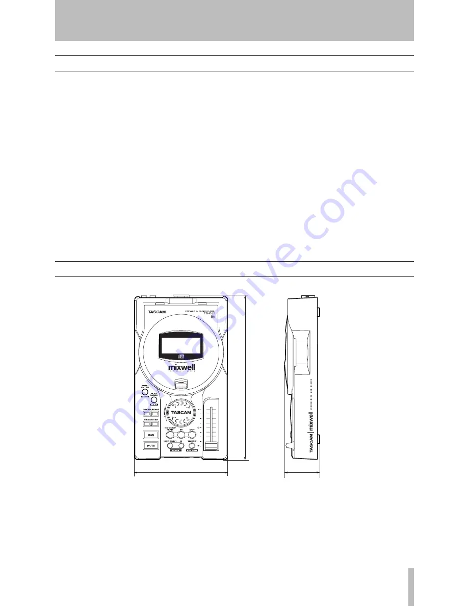 Tascam CD-DJ1 Owner'S Manual Download Page 25