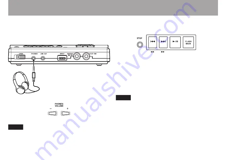 Tascam CD-GT2 Owner'S Manual Download Page 12