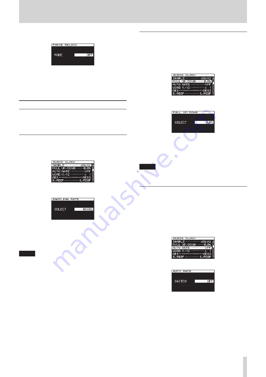 Tascam CG-2000 Owner'S Manual Download Page 17