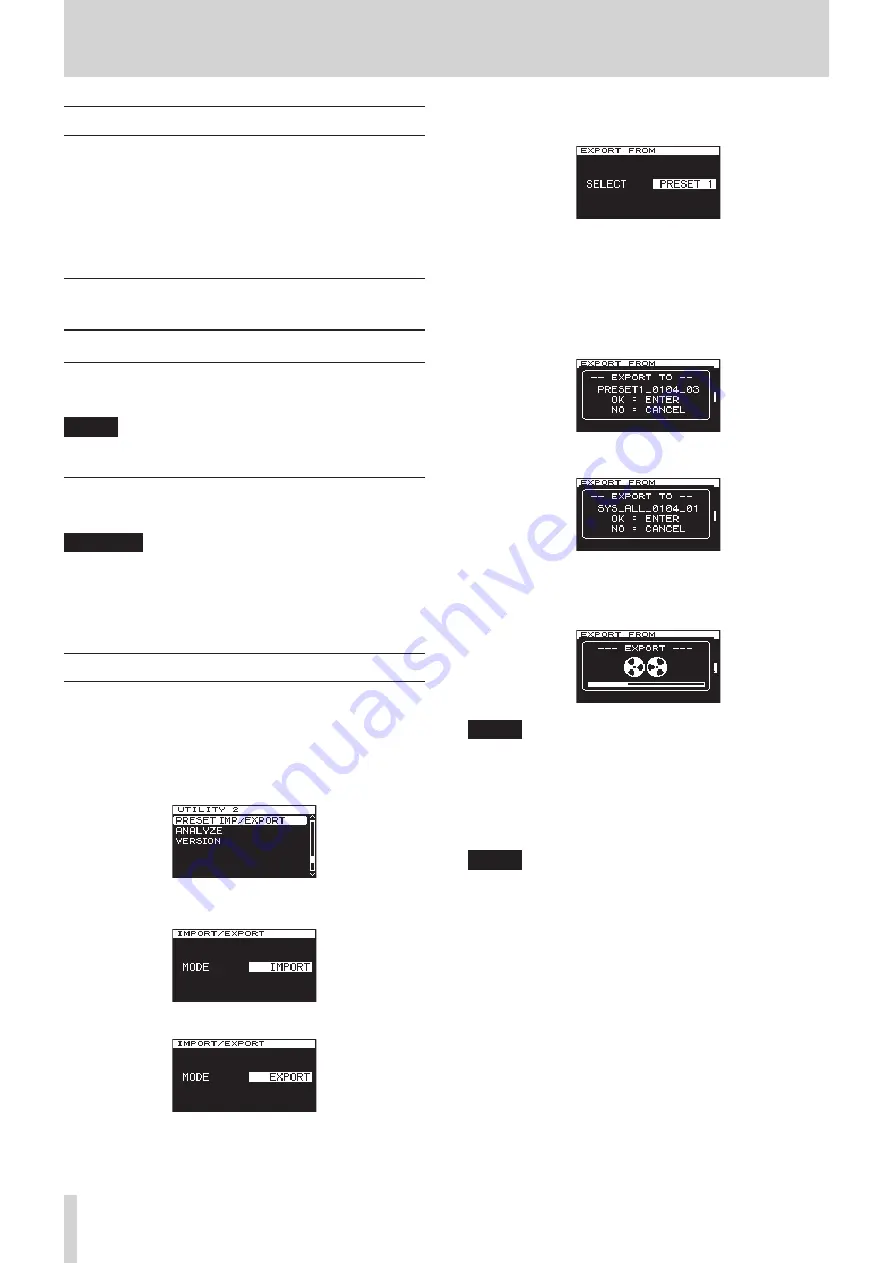 Tascam CG-2000 Owner'S Manual Download Page 22