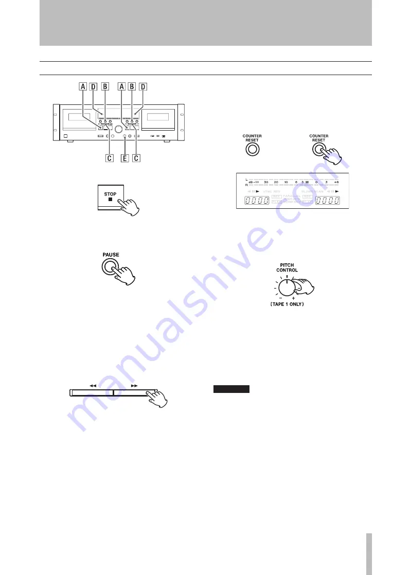 Tascam D00935220B Скачать руководство пользователя страница 13